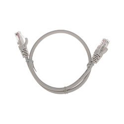 Патч-корд U/UTP, CAT 6, RJ45-RJ45, 26AWG, LSZH, серый, 0,5м REXANT 02-0290-05