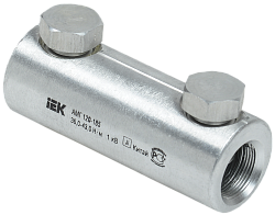 Алюминиевая механическая гильза со срывными болтами АМГ 120-185 до 1кВ IEK UZA-29-S120-S185-1