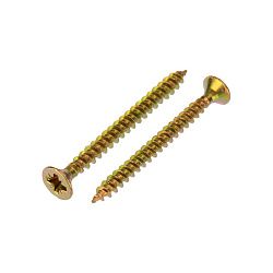 Саморез универсальный 3,5х40 мм, желтый цинк, упаковка поставщика (12000 шт/уп) KRANZ 1111-3540-1