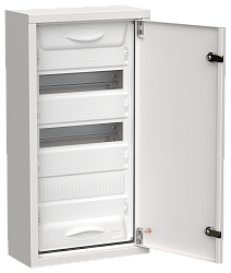 TITAN 5 Корпус металлический ЩРн-36 (1х36) 585х310х140мм IP31 белый (одна дверь) IEK TI5-50-N-036-31