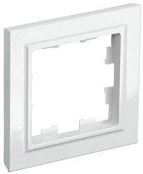 BRITE Рамка 1-местная РУ-1-БрБ белый IEK BR-M12-K01