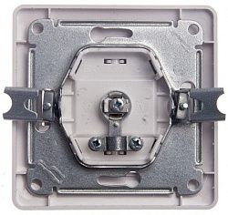 Розетка телевизионная проходная TV 1-м СП Glossa 4дБ механизм бел. SE GSL000192 275170