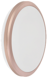 Светильник светодиодный ДПБ 3201 12Вт IP54 4000K круг розовое золото IEK LDPB0-3201-12-4000-K01