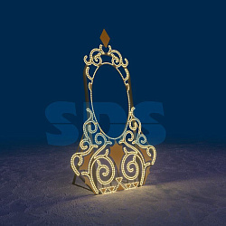 Декоративная фотозона Зеркало 290 см 501-704