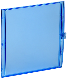 TEKFOR Дверца для корпуса пластикового КМПн-54 IP65 синяя прозрачная IEK TF-KP72D-DV-54-K07