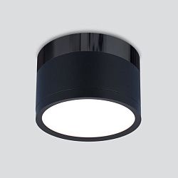 Светильник светодиодный накладной акцентный DLR029 10W 4200K черный матовый/черный хром Elektrostand a040667