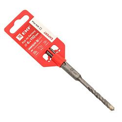 Бур по бетону SDS-plus 6х110 мм (4 резца) EKF Expert db-6-110-4x4