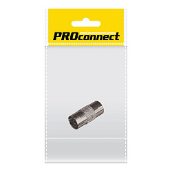Переходник антенный, (гнездо TV - гнездо TV), (1шт) (пакет) PROconnect 05-2301-4-7