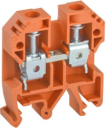 Клемма винтовая КВИ-10мм2 оранжевая IEK YZN30-010-K09