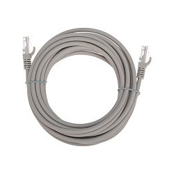 Патч-корд U/UTP, CAT 6, RJ45-RJ45, 26AWG, LSZH, серый, 5м REXANT 02-0290-5