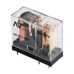 Реле промежуточное РП slim 25/1 10A 24В DC rps-25-1-24DC