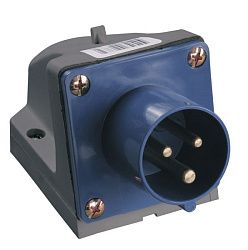 Вилка стационарная ССИ-513 2P+PE 16А 200-250В IP44 IEK PSR51-016-3