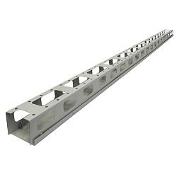 Органайзер кабельный вертикальный 47U, Standart с крышкой, ширина 100мм REXANT 04-2651