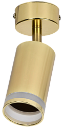 LIGHTING Светильник 4006 накладной настено-потолочный под лампу GU10 золото IEK LT-USB0-4006-GU10-1-K22