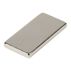 Неодимовый магнит прямоугольник 20х10х2мм, сцепление 2,4кг (5 шт/уп) REXANT 72-3404