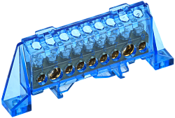 TEKFOR Шина N "ноль" в комбинированном DIN-изоляторе "Стойка" 8х12-9-С IEK TF-NN20-09-DP-K07