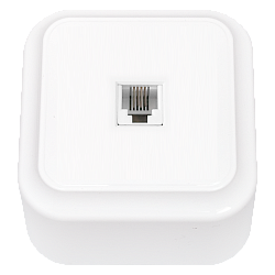 Розетка телефонная четырехконтактная открытой установки ТР4-017 9266BY