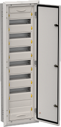 TITAN 5 Корпус металлический ЩРв-84 (1х84) 1130х365х130мм IP31 серый (одна дверь) IEK TI5-50-V-084-31-7035