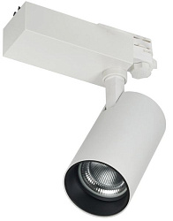 Светильник светодиодный трековый 303 PRO 40Вт 4000K трехфазный 36град белый IEK LDSK-0-303-40-4000-K01