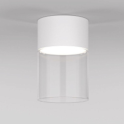 Светильник потолочный светодиодный 10W 4000К белый/прозрачный 25047/LED Elektrostandard a064710