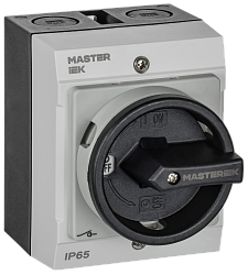 Переключатель кулачковый в боксе закрытая рукоятка 16А схема 10 IEK MI-CS21-016-010