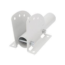 Кронштейн накладной / под бандажную ленту с переменным углом белый (230х150х150, Ø 57) REXANT  арт.607-302; 607-304; 607-410