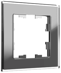 BRITE Рамка 1 -местная РУ-1-2-БрСе стекло серый IEK BR-M12-G-K03