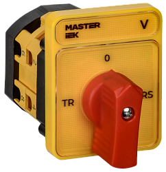 Переключатель кулачковый стандартная рукоятка 10А схема 67 IEK MI-CS10-010-067