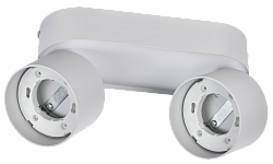 LIGHTING Светильник 4042 настенно-потолочный под лампу 2хGX53 белый IEK LT-USB0-4042-GX53-1-K01