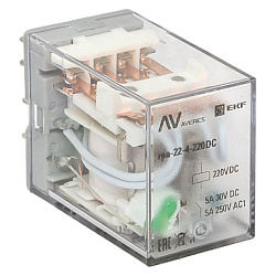 Реле промежуточное RPA 22/4 5A 220В DC EKF rpa-22-4-220DC