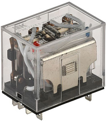 Реле РЭК77/4(LY4) с индикацией 10А 24В AC IEK RRP10-4-10-024A-LED