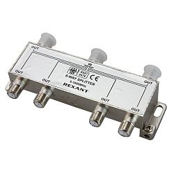 Делитель ТВх6 под F-разъем, 5-1000МГц REXANT 05-6004