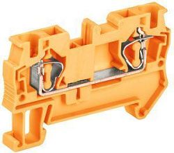 Клемма пружинная КПИ 2в-4 41А оранжевая IEK YZN11-004-K09