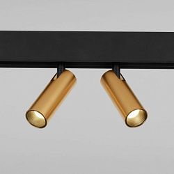 Slim Magnetic Трековый светильник 14W 4200K Dual (латунь) 85046/01 Elektrostandard a062852