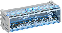 TEKFOR Шины на DIN-рейку (кросс-модуль) ШНК 2х15 L+PEN IEK TF-DN10-2-15-125