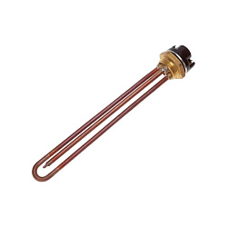 Нагревательный элемент для бойлера, ТЭН, RDT-1500 Вт, фланец М6, 42 мм, с терморегулятором 80 градусов и прокладкой 70-0317-1