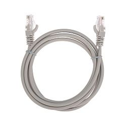 Патч-корд U/UTP CAT 5e, RJ45-RJ45, 26AWG, LSZH, серый, 1,5м REXANT 02-0100-105
