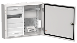 TITAN 5 Корпус комбинированный ЩРн-24 (2х24) 460х570х140мм IP30 белый IEK TI5-51-N-2X024-30