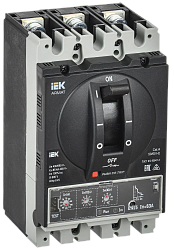 ARMAT Автоматический выключатель в литом корпусе 3P типоразмер A 85кА 63А расцепитель электронный стандартный IEK AR-MCCB-3A-085-0063A-ELSC