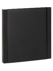 FORTE&PIANO Выключатель 1-клавишный перекрестный 10А FP112 черный IEK FP-V13-0-10-1-K02