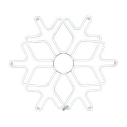 Фигура Снежинка из гибкого неона, 60х60 см, цвет свечения синий NEON-NIGHT 501-343