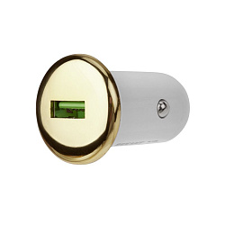 Зарядное устройство в прикуриватель REXANT USB, 5V, 1000mA, белое 16-0281