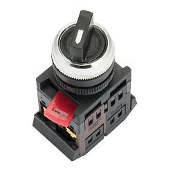 Переключатель АС-22 2P черный NO+NC EKF EKF psw-ac-2p