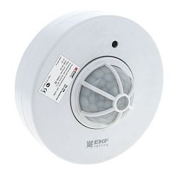 ИК датчик движения потолочный 1200Вт 360гр. до 6м IP20 MS-28A EKF dd-ms-28A