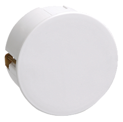 Коробка распаячная КМ41024 для полых стен безгалогенная (HF) D=80х40мм с металлическими лапками с крышкой IEK UKG01-080-040-000-M