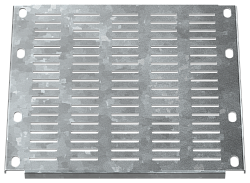 FORMAT Заглушка панели нижней наборной вентилируемой 200мм в шкаф шириной 400мм IEK FO-00-PLTV-020-040