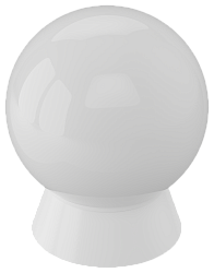 Светильник НПП9101 шар 60Вт IP33 белый IEK LNPP0-9101-1-060-K01