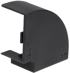 ELECOR Поворот 90град КМП 20х10 черный (4шт/компл) IEK EL-KK10D-P-020-010-K02