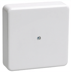 Коробка распаячная КМ для открытой проводки безгалогенная (HF) 75х75х20мм белая IEK UKO10-075-075-020-K01-E