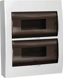 Корпус пластиковый ЩРН-П-24 черная прозрачная дверь IP41 GENERICA MKP12-N-24-41-G